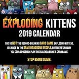 Exploding Kittens 2019 Wall Calendar