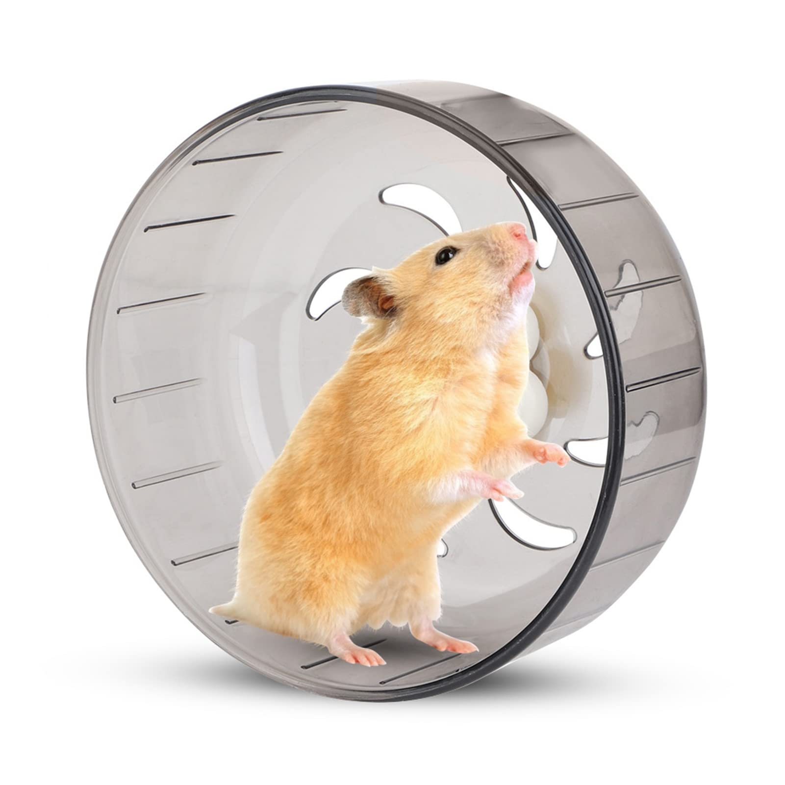 13 CM Hamster Running Wheel Acrylic Small Pet Treadmill Rat Pets Exercise Wheel Running Play Toys Silent Washable Run Wheel