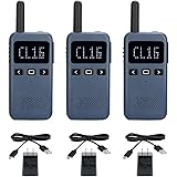 Retevis RB19 Walkie Talkies Rechargeable Adults, Portable FRS Two-Way Radios, Phone Thickness,1650mAh Battery, Remote Emergen