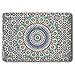 MacBook Retina 13 Inch Case, iCasso Fashion Image Rubber Coated Soft Touch Hard Case Cover for MacBook Pro 13.3 inch with Retina Display (No CD-ROM), Model:A1425/A1502 - Moroccan Pattern