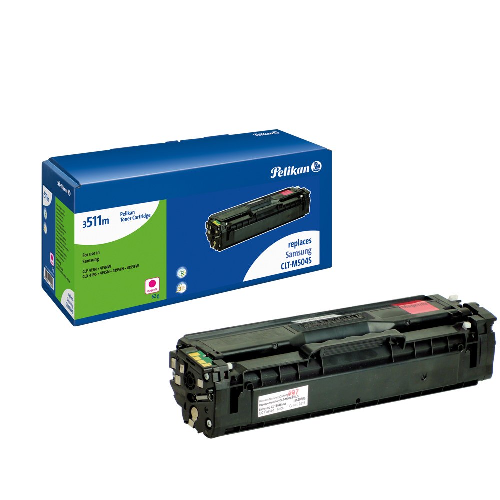Pelikan 3511 M Toner 3511 M Replaced Samsung M504/CLT-M504S 1.800 Pages Magenta