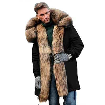 Roiii Mens Winter Warm Thick Faux Fur Waterproof Maldives | Ubuy