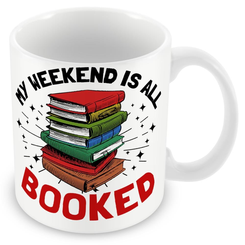 MUGGZ Gift for Book/Reading Enthusiasts - My Weekend is All Booked