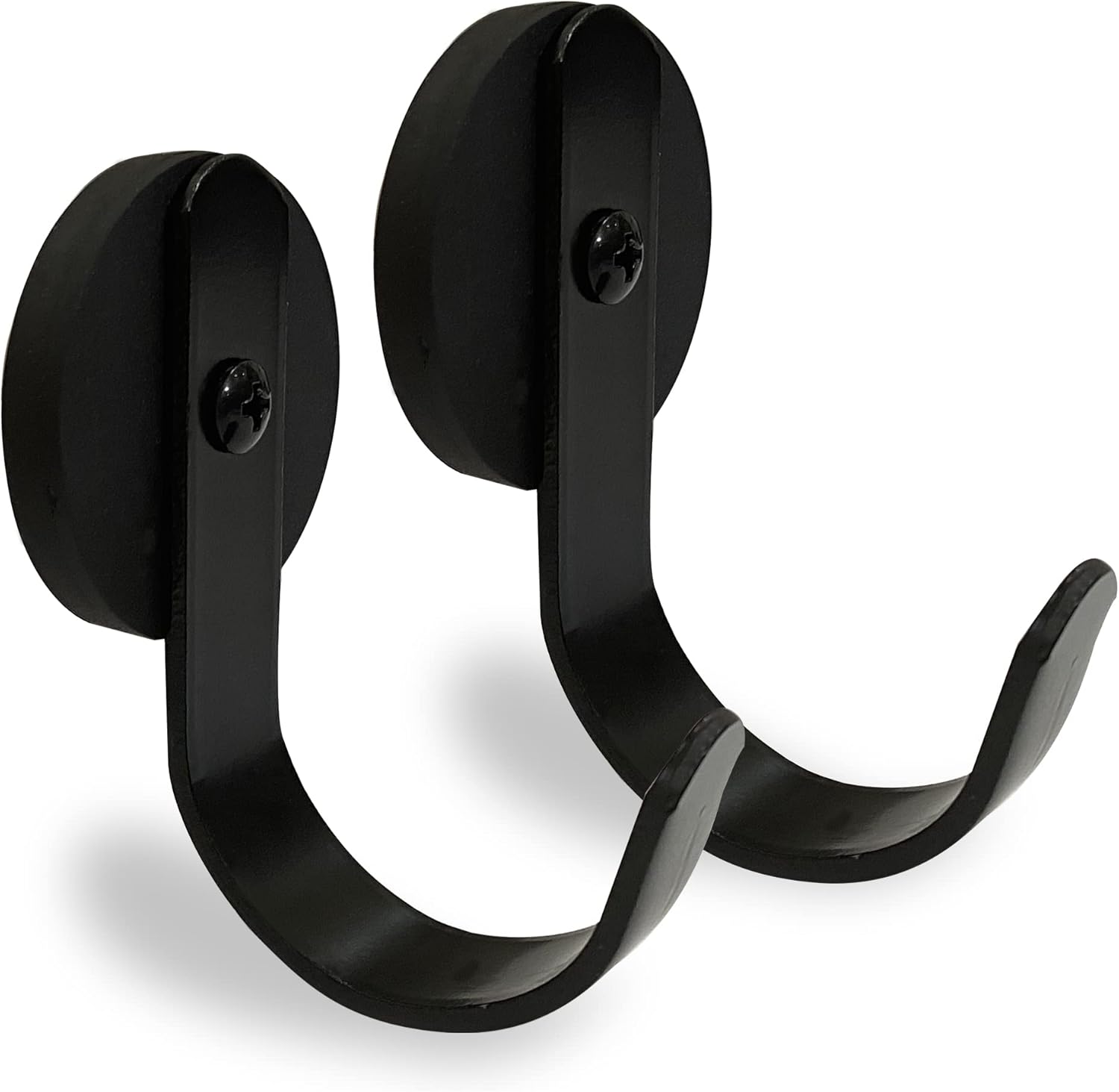 Wreath Hangers - TSUYA 2 Pack Magnetic Wreath Hanger, Holds Up to 13lbs Strong N52 Neodymium Magnetic Hooks for Towel Coat Umbrella Indoor Hanging, Garland Hook for Metal Front Door Wreath Hanger