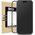 Mothca Matte Glass Screen Protector for iPhone 15 Pro (6.1 inch) Anti-Glare & Anti-Fingerprint Tempered Glass Clear Film, [Easy Installation Frame] Case Friendly, Bubble Free - Smooth as Silk