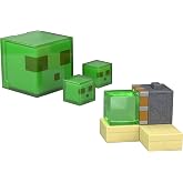 Mattel Minecraft Redstone Charged Sticky Piston Trap Set with Action Figure, Accessories &amp; Moving Mechanism