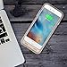 iPhone 6S Plus Battery Case, iPhone 6 Plus Battery Case, ZVOLTZ ZT6+ iPhone 6/6S Plus Battery Case (5.5 Inches) - [Champagne Gold/Clear]- 4000mAh Protective Charging Case Backup Battery Pack