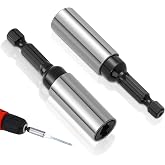 MorningRo 2 Pcs Eye Lag Driver 1/4 in Ceiling Tile Hanger Driver 2-5/8 Inch | Eye Lag Screw Drill Adapter, Professional Drywall Ceiling Installations, Bolt Adapter, Quick Dispensing