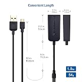 Cable Matters Micro USB to Ethernet Adapter 300+Mbps Fire Stick Chromecast view 5