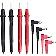 Multimeter Test Leads, Precision Sharp Probe Test Lead 1000V 10A for Multimeter Accessories, Professional Kit (2 pcs) (2 Pcs 