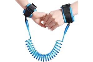 Kettion Anti Lost Wrist Link, 6.56ft Upgraded Anti Lost Wristband, Toddler Leash Kid Leashes Babies Safety Harness, Wrist Lin