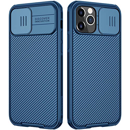 Nillkin for OnePlus Open Case with Camera Cover, [Hinge Protection][Metal Camera Kickstand] Slim Protective Shockproof Bumper Hard Cover Case for Oppo Find N3 Fold Phone Case Blue