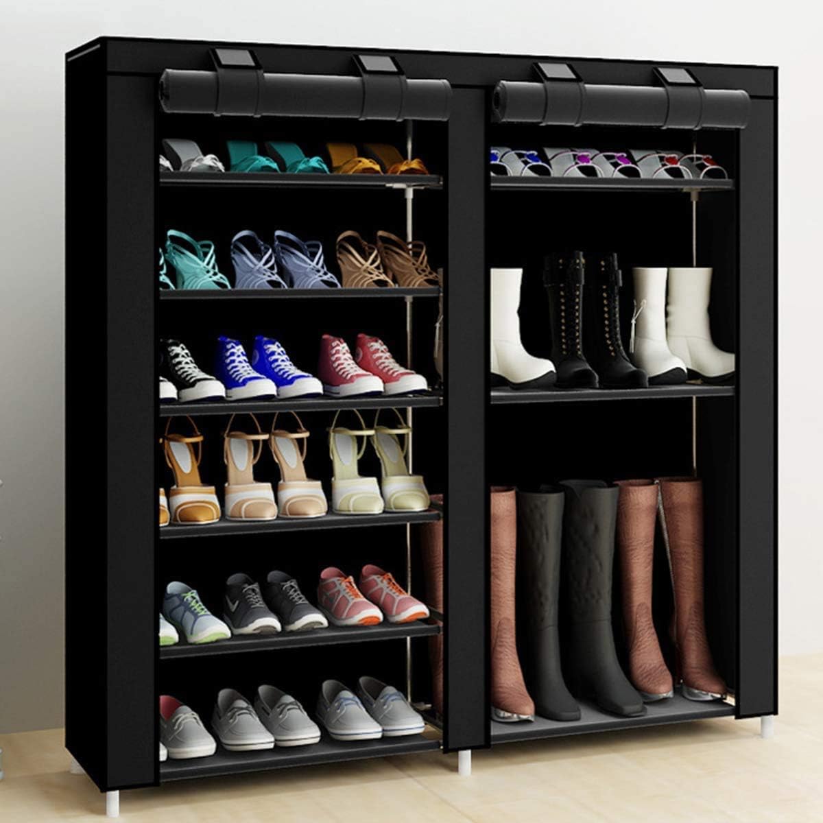 Astory Shoe Rack Storage Organizer, 7 Tier Double Row Free
