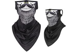 KINGREE Balaclava Ski Mask, Motorcycle Helmets Liner Neck Gaiter, Quick-Dry Half Masks