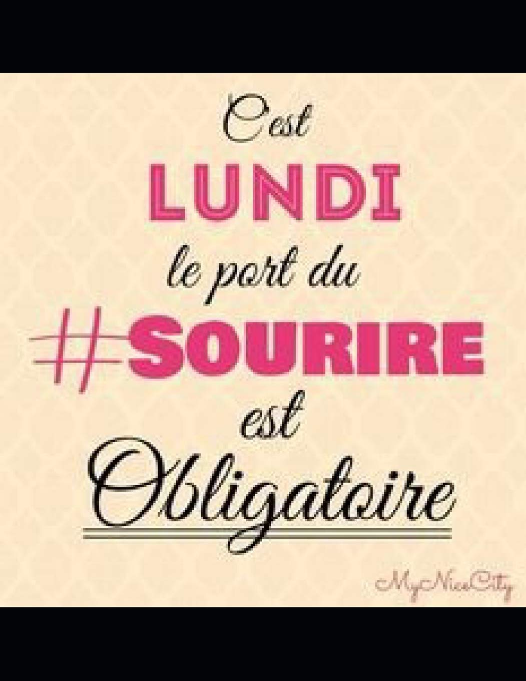 Amazon.fr - c'est lundi de la part du sourire: CARNET DE NOTES - ANDREW -  Livres