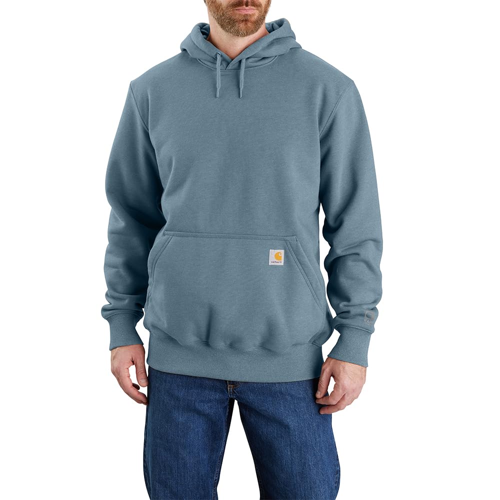 Carhartt Men's Rain Defender® Loose Fit Heavyweight Sweatshirt, Thundercloud, Medium Image