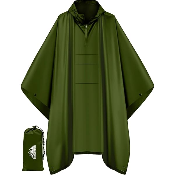 Amazon.com: Rain Poncho : Clothing, Shoes & Jewelry