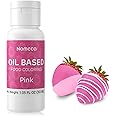 Oil Based Food Coloring for Chocolate - 30 Milliliters Upgraded Pink Oil Food Color for Baking Cake Decorating, Edible Food Dye for Candy Melts Cookies Easter Egg Icing Fondant Meringues