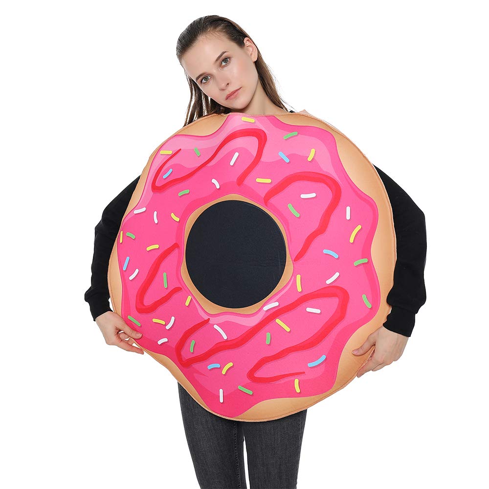 EraSpooky Donut Costume Family Party Fancy Dress Adult Pink