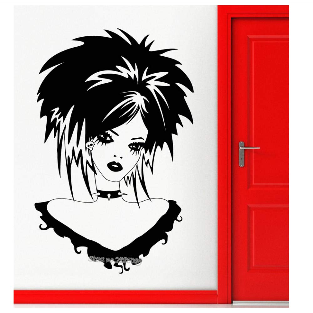 Estilo de moda Teen Girl Wall Vinyl Decal Gothic Sexy Beautiful ...