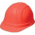 ERB 19955 Omega II Cap Style Hard Hat with Mega Ratchet, Flourescent Orange, Medium