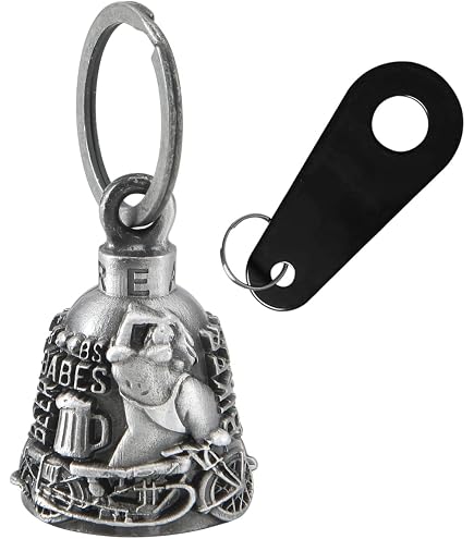 Clochette Porte-Bonheur Moto – Guardian Bell En Acier Inoxydable, Accessoire Ou Porte-Clés - 6