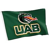 Desert Cactus University of Alabama Birmingham UAB Flag - 3 x 5 Feet Blazers Banner, Indoor/Outdoor Durable Fabric, 100% Polyester Design (Style A)