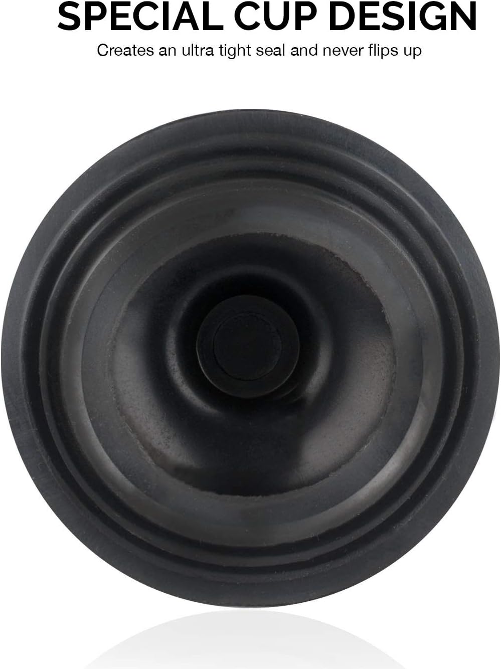Neiko 60166A Toilet Plunger with Patented All-Angle Design | Heavy Duty | Aluminum Handle , Black: Home Improvement