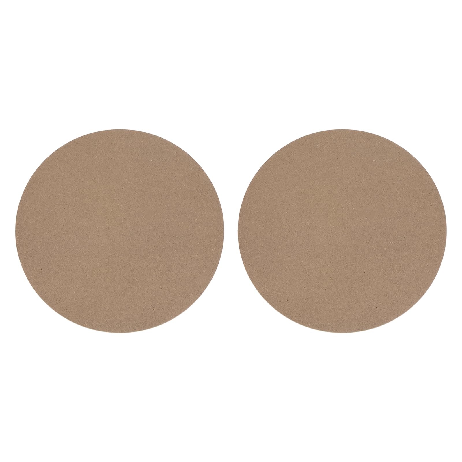PATIKIL 2 Pack 12" 304mm OD Ceramic Drying Slab, 8mm 1/3" Thick Round Clay Wedging Board Sculpture Base Plate Pottery Wheel Bats Without Holes, Sand Table Baking Model Bottom Block
