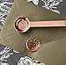 UNIQOOO Arts & Crafts Stainless Steel Finish Sealing Wax Melting Spoon- Ideal for Sealing Wax Stamp Usage- Splendid Gift for Seal Stamp Lovers, Artistic Types, and Everyone In-between (Rose gold)