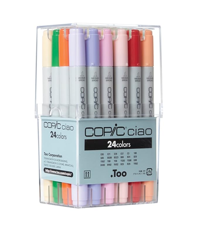 Hobby Lobby Copic 24 Ciao Markers Set Amazon.in Office Products