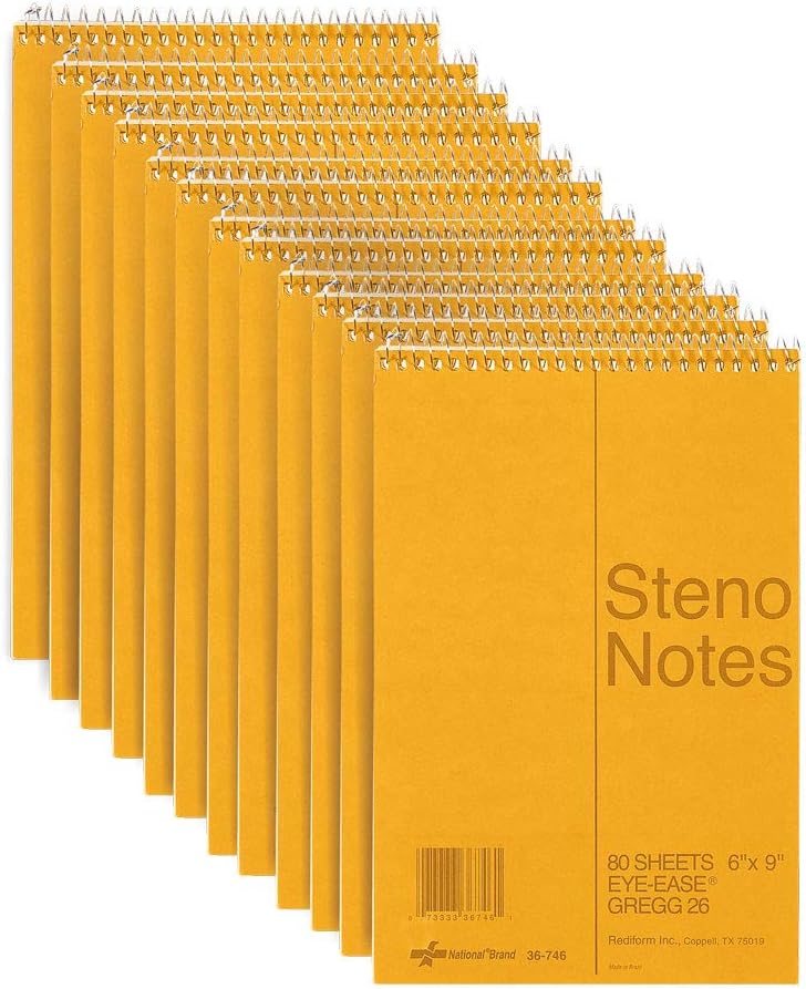 Rediform, RED36746PK, Steno Notebook, 12 / Pack Office