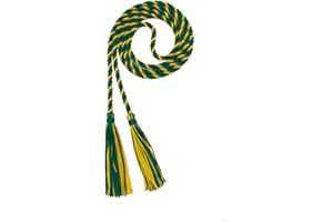 Tassel Depot Graduation Honor Cord - DK Green/Gold - Every School Color Available - Made in USA