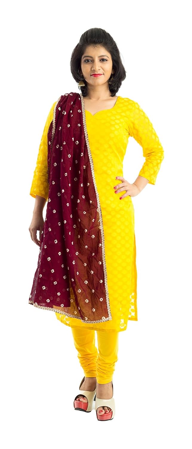 lodestone women's cotton bandhani dupatta