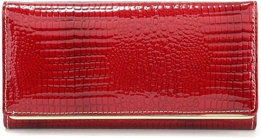 women's patent leather wallet