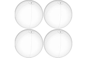 kymqlyw 4 Pcs Inflatable Beach Ball 12 inch Swimming Pool Balls Summer Outdoor Decor Ball Ornaments Floatable Ball for Swimmi