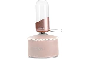 Fire Maple Orange Camping Light, Propane Lamp，Gas Lantern, Glass Lampshade & Windproof, NO Mantles Needed, Brightness Adjusta