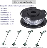MOECSHSY Strimmer Spool Bosch Autofeed 1.6mm 4Pack Compatible view 3