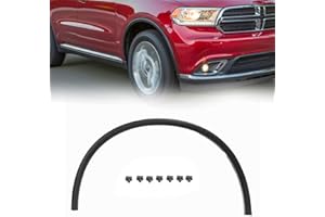 KARPAL Front Wheel Arch Fender Trim Molding Compatible with 2011-2021 Dodge Durango, Passenger Side Replacement CH1291112