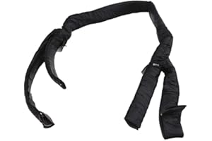 RAMPAGE PRODUCTS Roll Bar Pad & Cover Kit for Jeep Wrangler/CJ | Black, Vinyl | 768701 | Fits 1978-1983 Jeep CJ5 / 1978-1986 Jeep CJ7 / 1987-1991 Wrangler YJ