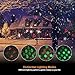 Laser Decorative Lights Garden Laser Light Projector + Remote Control Indoor Outdoor Decorations 5W Light Show (Green, Red, Cola, Bell) for Halloween, Christmas, Party, Holiday etc.
