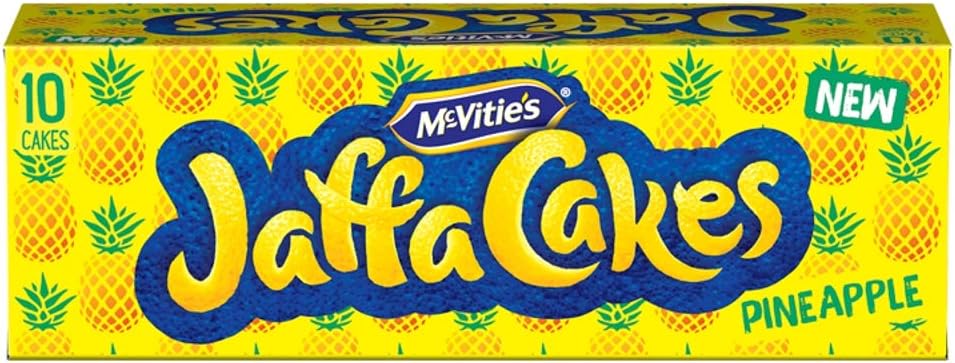 Jaffa Cakes Pineapple Flavour 10 Pack Mcvitie's