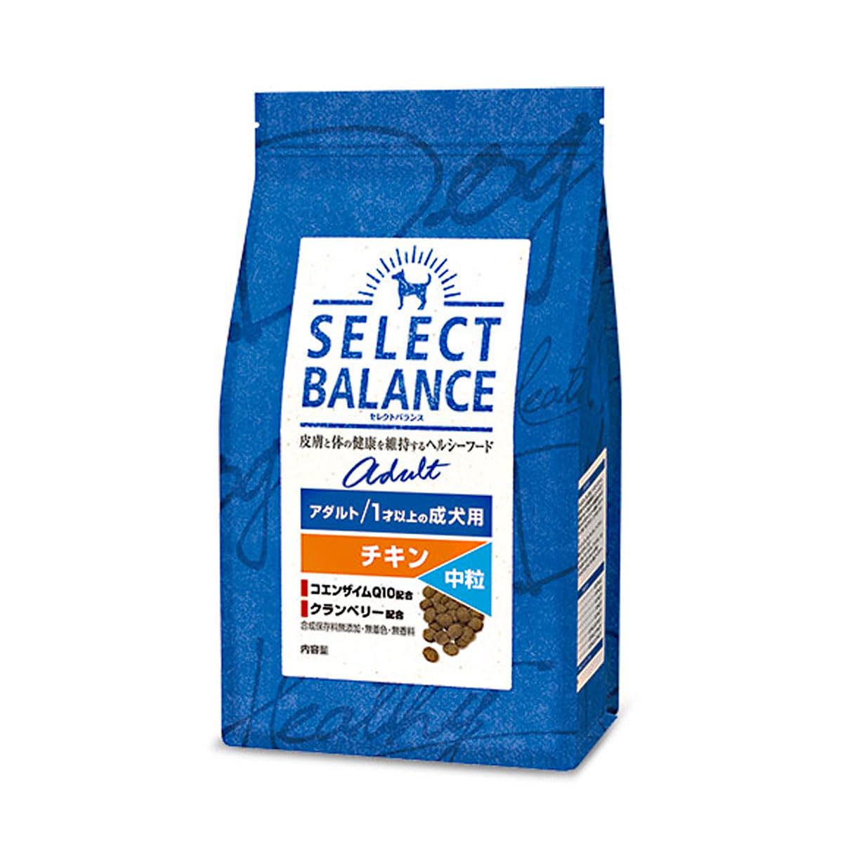 セレクトバランス アダルト チキン 中粒 1才以上の成犬用 3kgの商品画像