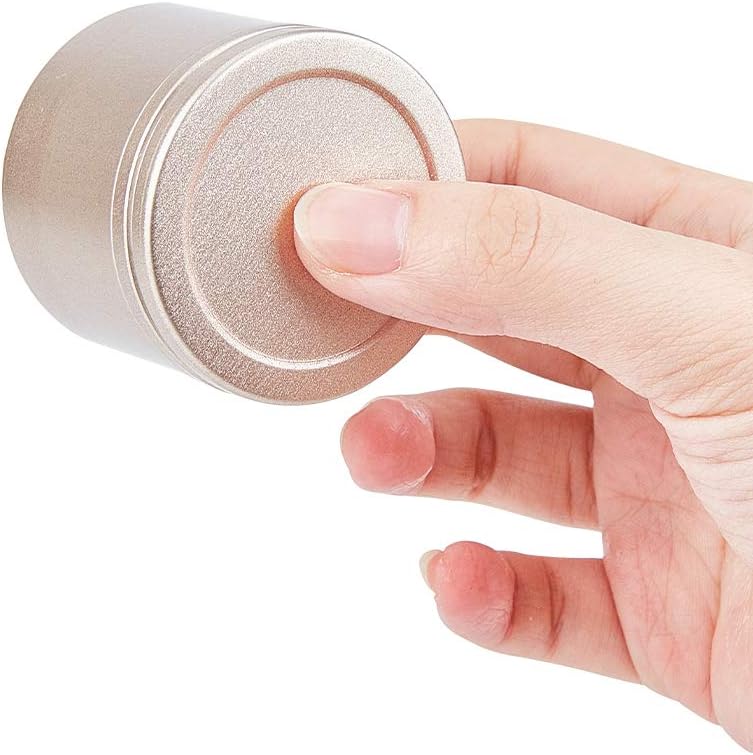 Almacenamiento de cocina y despensa latas de Metal Dorado Esmerilado