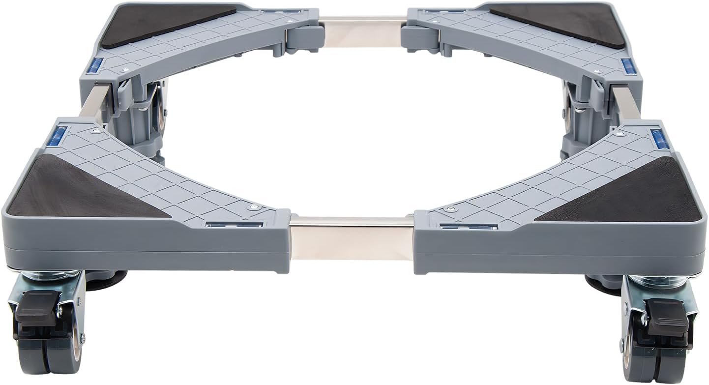 Suporte Móvel Base Móvel com Roda Universal | Ajuste de Tamanho Livre, Adequado para Geladeira, Máquina de Lavar, Móveis e Eletrodomésticos