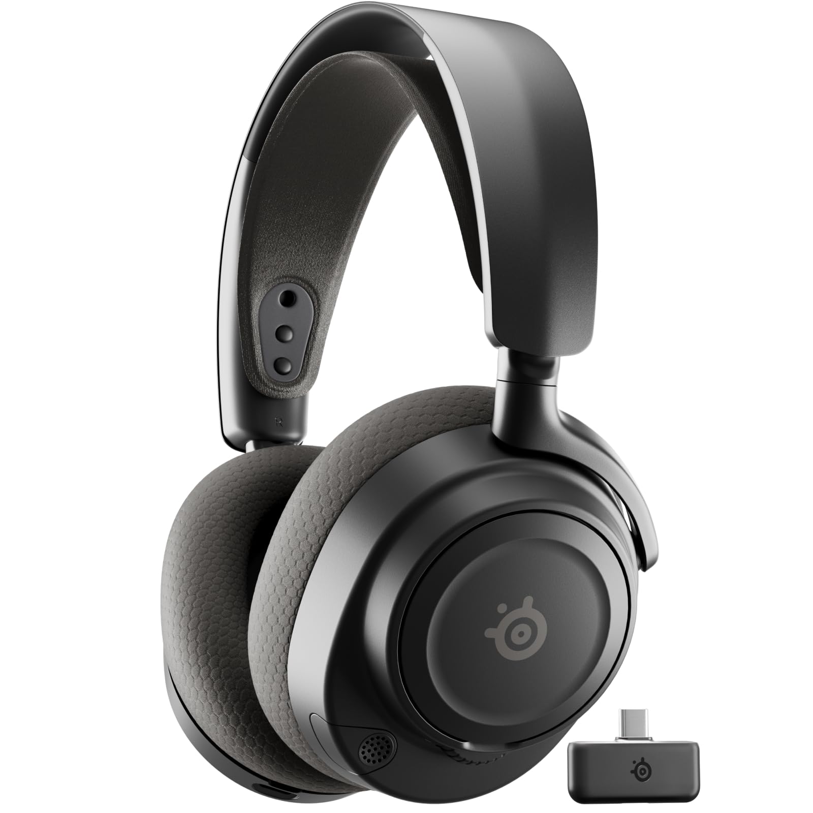 SteelSeries Arctis Nova 7 Wireless Gen 2 Multi-Plattform-Gaming-Headset - Echtzeit-App-Steuerung - Über 50 Std. Akkulaufzeit - 2,4 GHz/Bluetooth parallel möglich -PC, PS5, PS4, Switch 1/2, Mobilgeräte