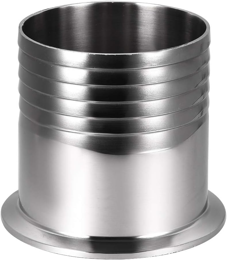 sourcing map Clamp Hose Adapter 3.583 Inch Flange to 3 Inch Hose Barb Fitting, 3"