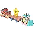 Thomas & Friends Diecast Toy Train, Shivery Delivery Sandy the Rail Speeder & Brake Car Bruno for Preschool Pretend Play Kids Ages 3+ Years