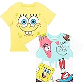 Spongebob Squarepants Patrick Squidward Mr. Krabs 2 Pack T-Shirts Infant to Big Kid