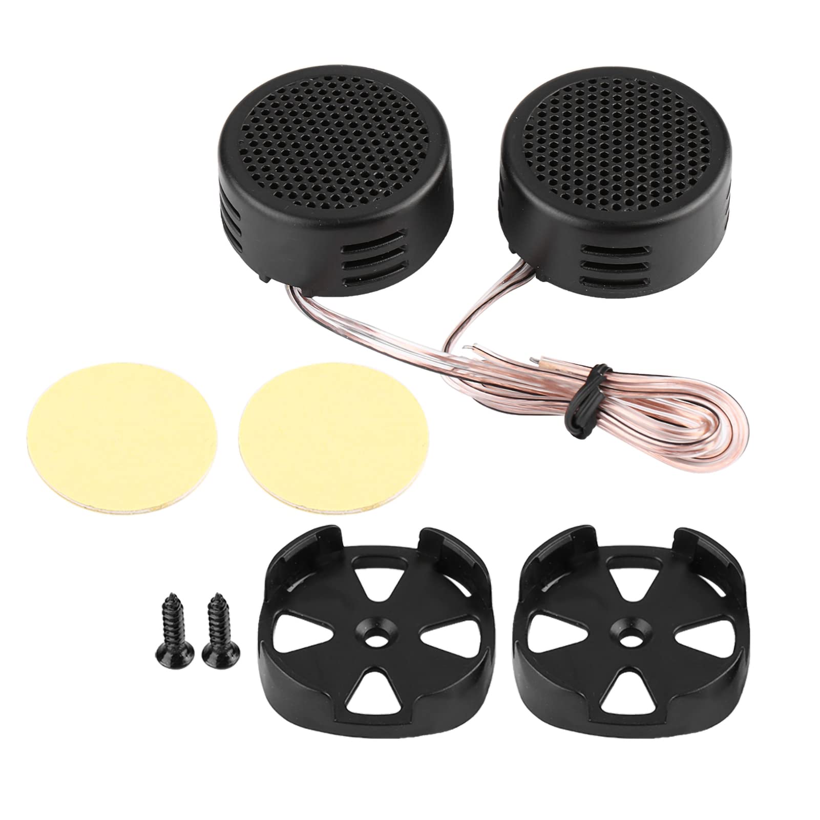 Black Strong SoundMini Car Speaker Audio, Car Loudspeaker, 12V 500W for Automobile Car Use Car Tool Car
